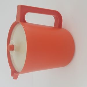 1970s Tupperware pitcher red